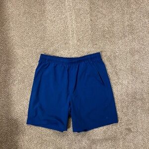 DSG Blue Athletic Shorts with Elastic Waistband